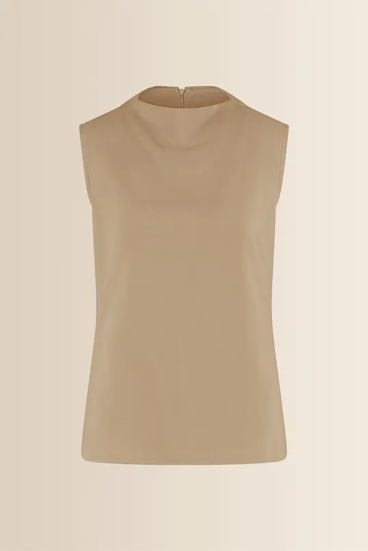 Jersey top met structuur
