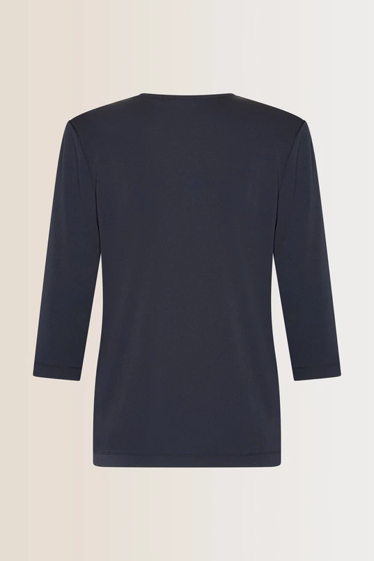 Jersey top met v-hals