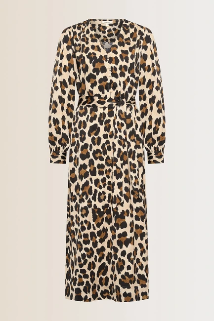 Jurk met luipaardprint