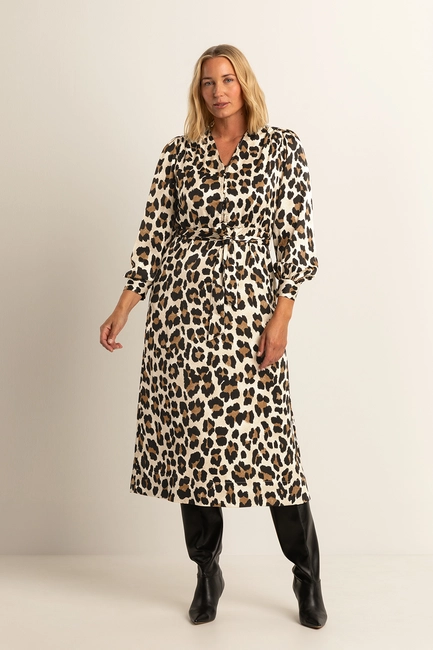 Jurk met luipaardprint