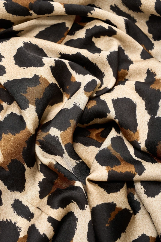 Jurk met luipaardprint