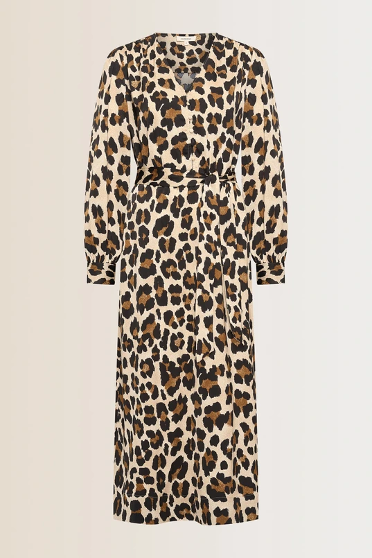 Jurk met luipaardprint