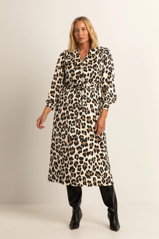 Jurk met luipaardprint