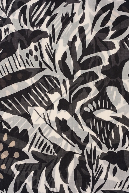 Katoenen shawl met print