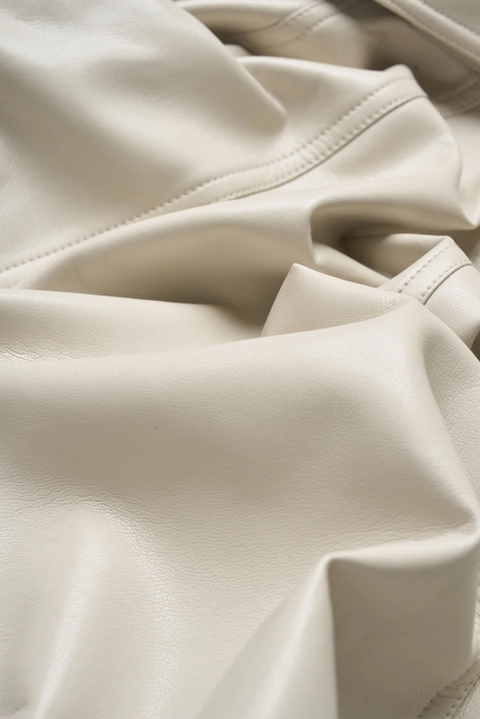 Kort faux leather jack