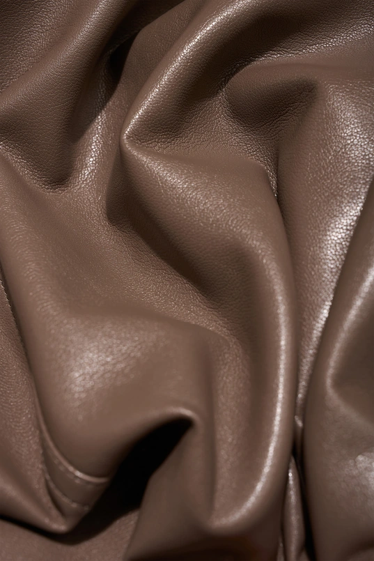 Kort faux leather jack