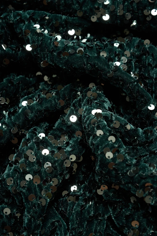 Korte paillettenjurk