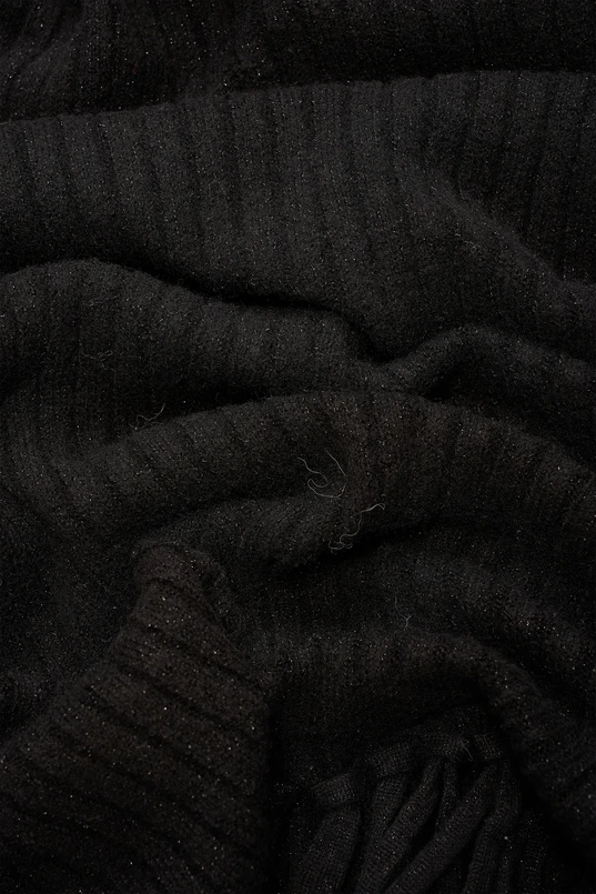 Lang vest met franjes