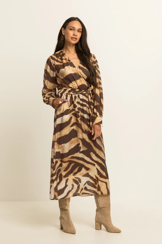 Lange jurk met dessin