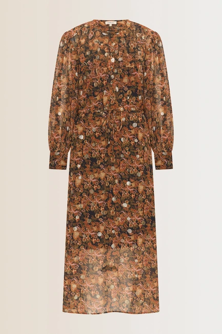 Lange jurk met print