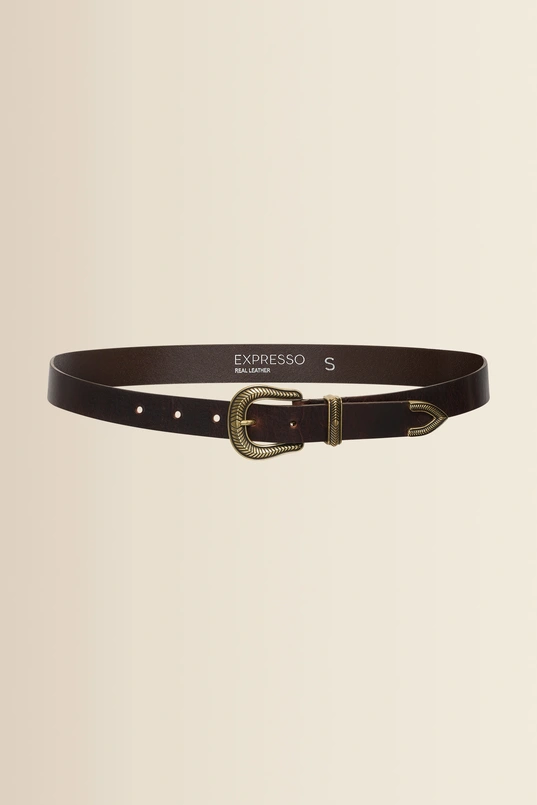 Leren western riem