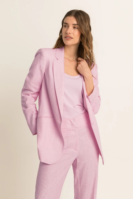 Linnen-mix blazer