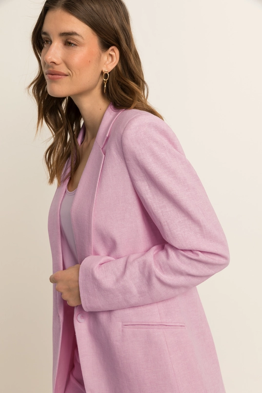 Linnen-mix blazer