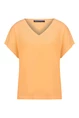 Linnenmix V-hals T-shirt