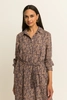 Maxi-jurk met botanische print