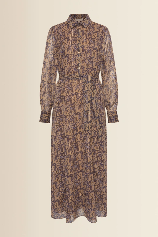 Maxi-jurk met botanische print