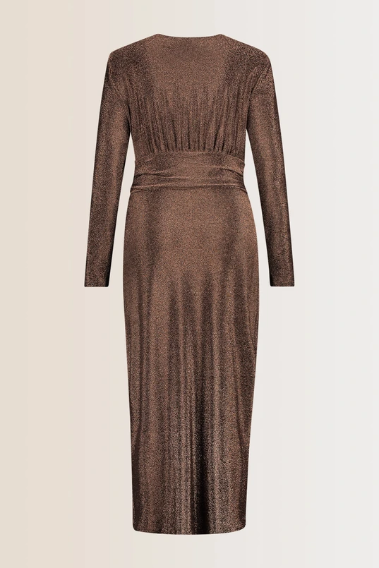 Maxi jurk met v-hals