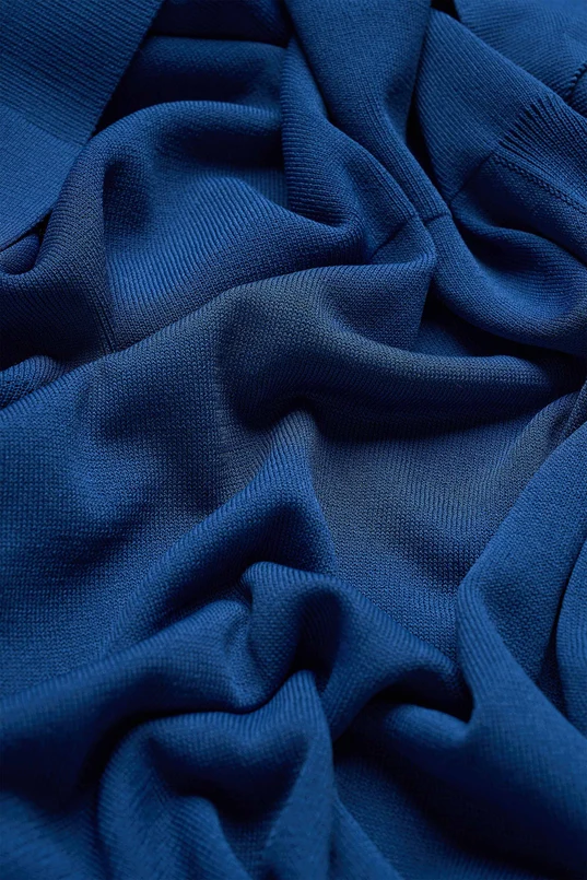 Midi-jurk met ceintuur