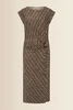 Midi-jurk met print