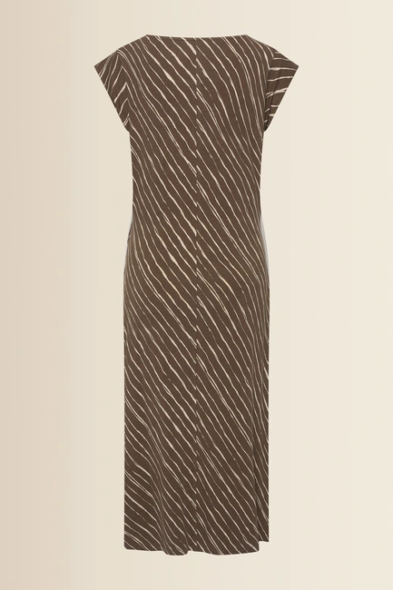 Midi-jurk met print