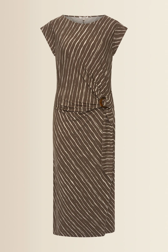 Midi-jurk met print