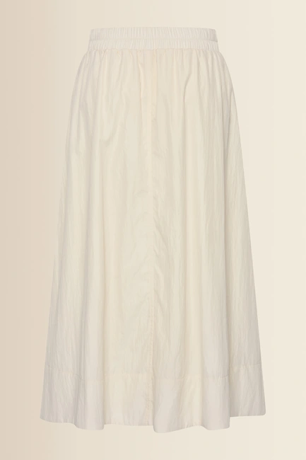 Midi-rok met ceintuur