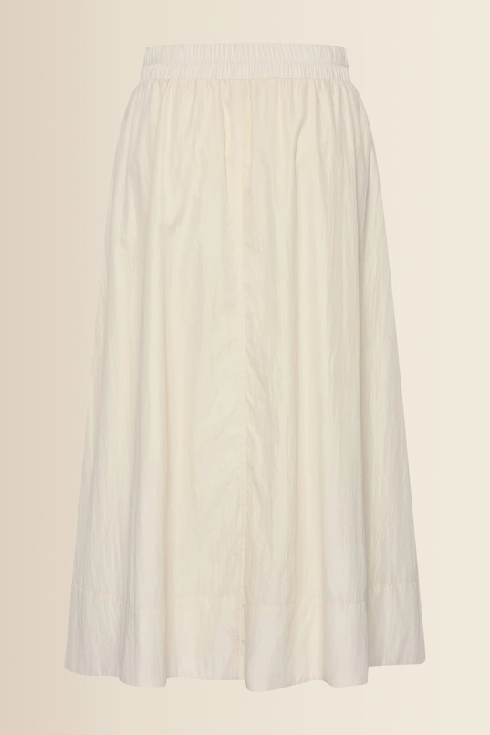 Midi-rok met ceintuur