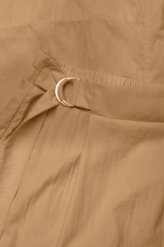 Midi-rok met ceintuur