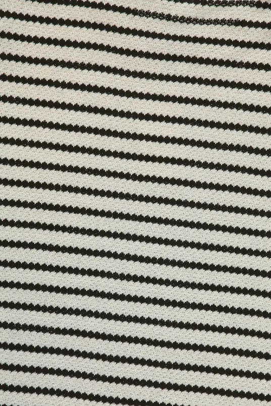 Mouwloze jersey top met structuurstreep