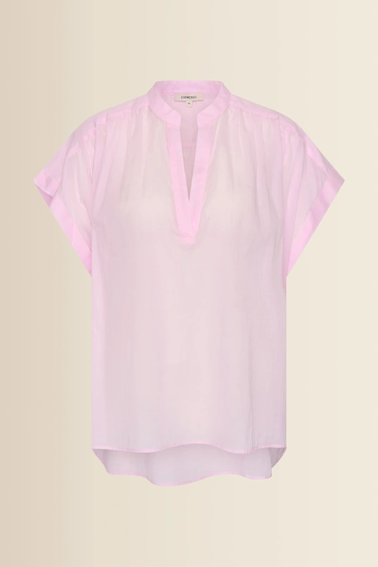 Mouwloze katoenen blouse