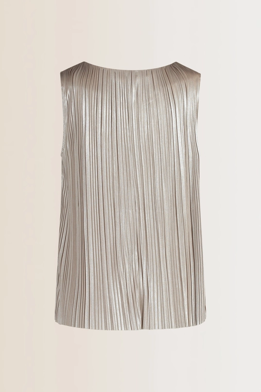 Mouwloze Plissé top