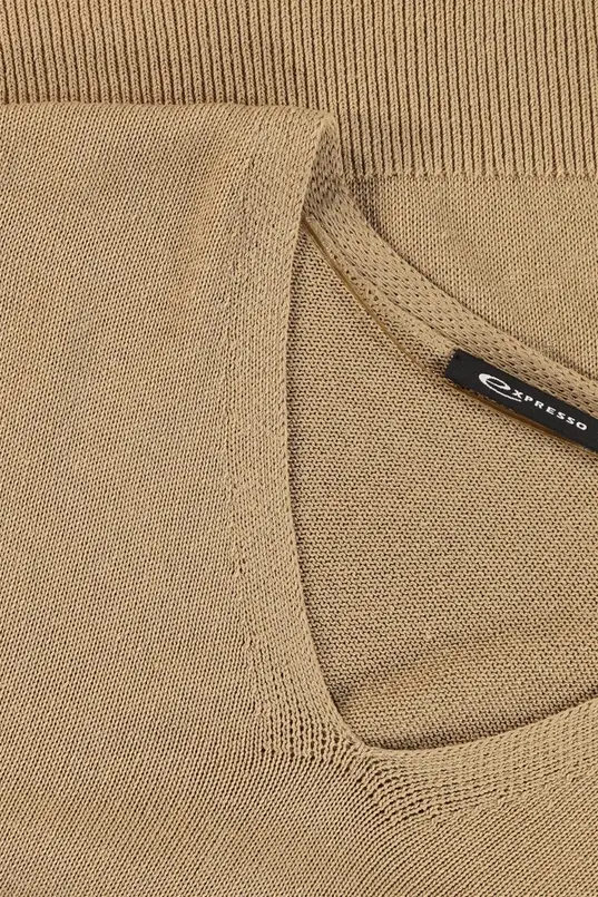 Mouwloze trui linnenmix