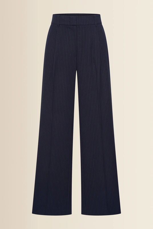 Pantalon met krijtstreep