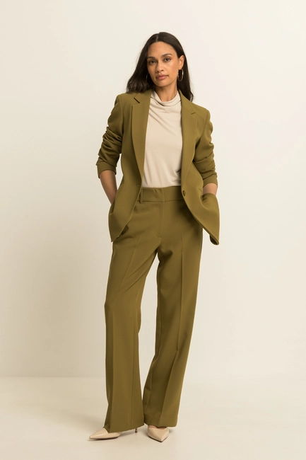 Pantalon met wijde pijpen