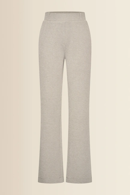 Piqué geweven broek