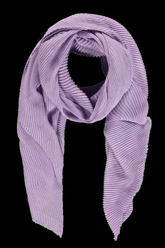 Plissé shawl