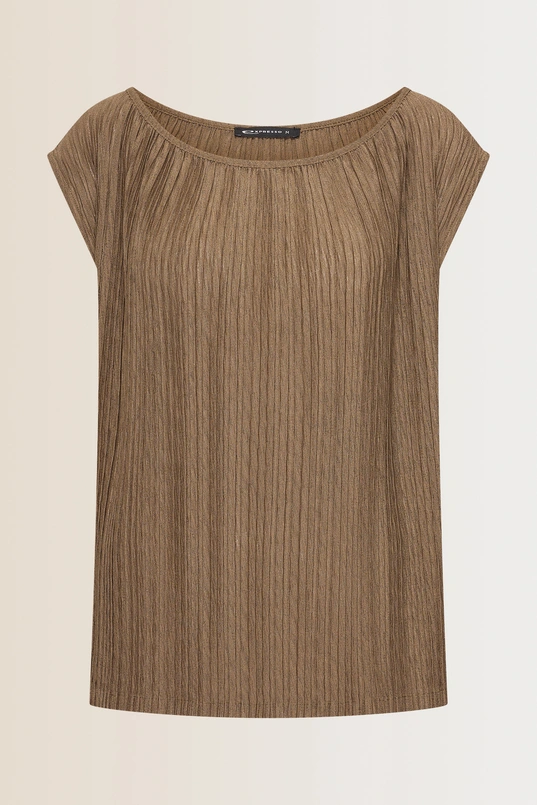 Plissé top