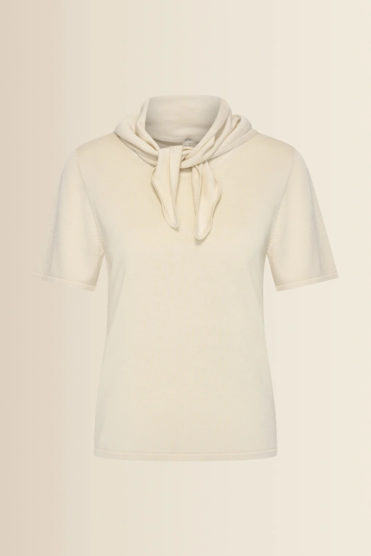 Pullover met sjaal