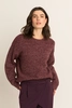 Pullover multicolor metallic