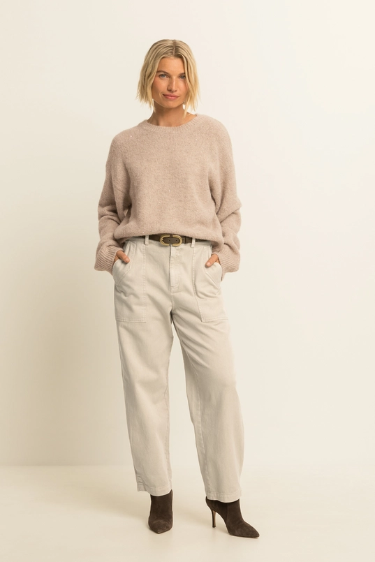 Pullover multicolor metallic