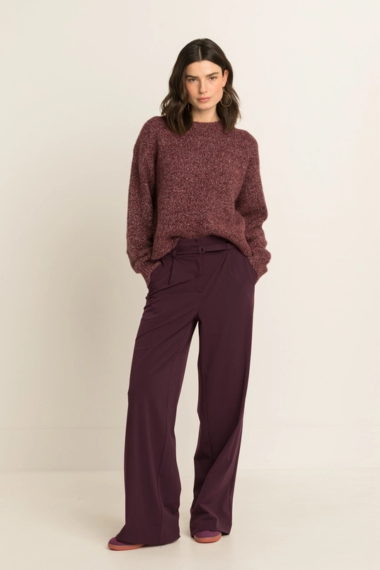 Pullover multicolor metallic
