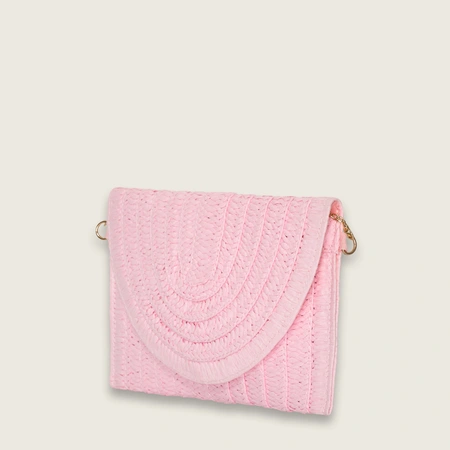 Raffia clutch