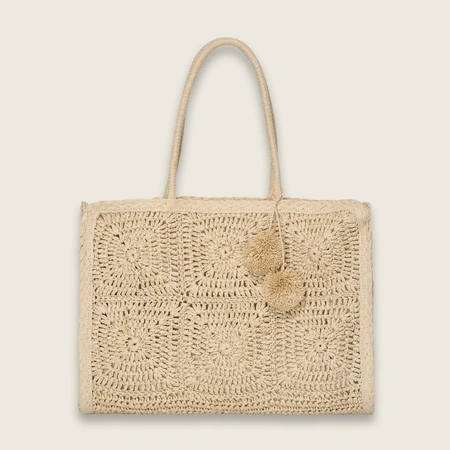 Raffia shopper
