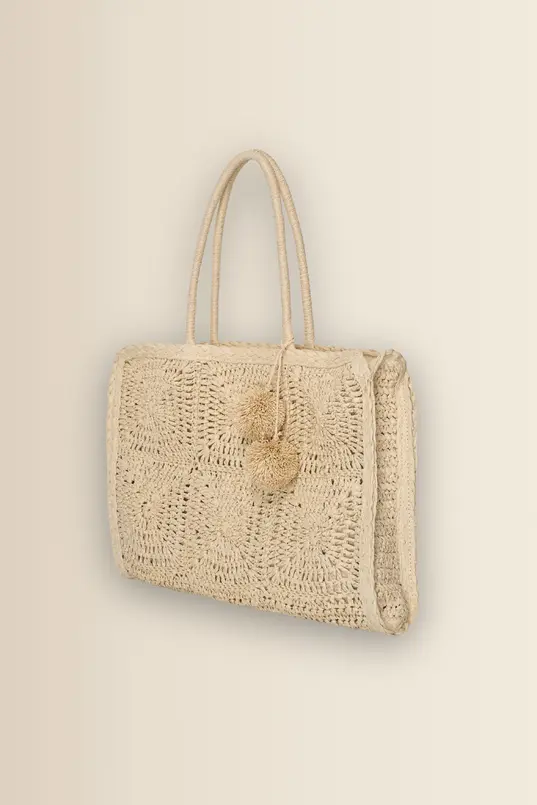 Raffia shopper