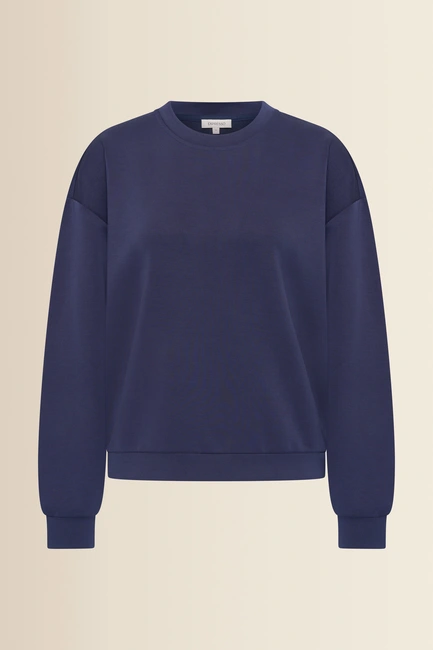 Relaxed sweater met ronde hals