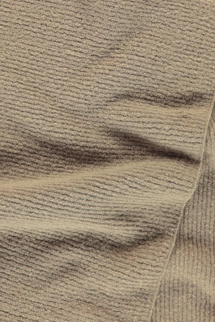 Ribgebreide shawl