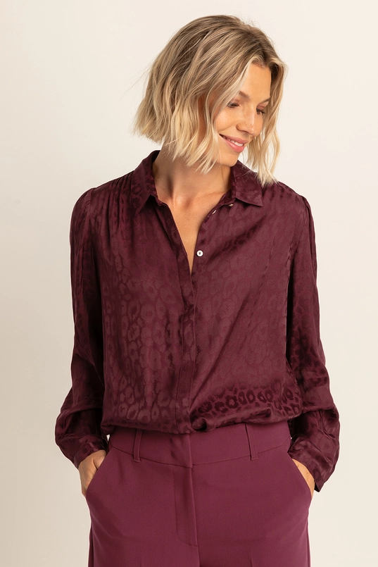 Satijnen blouse