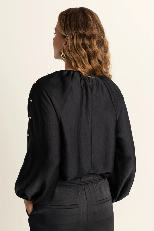 Satijnen blouse