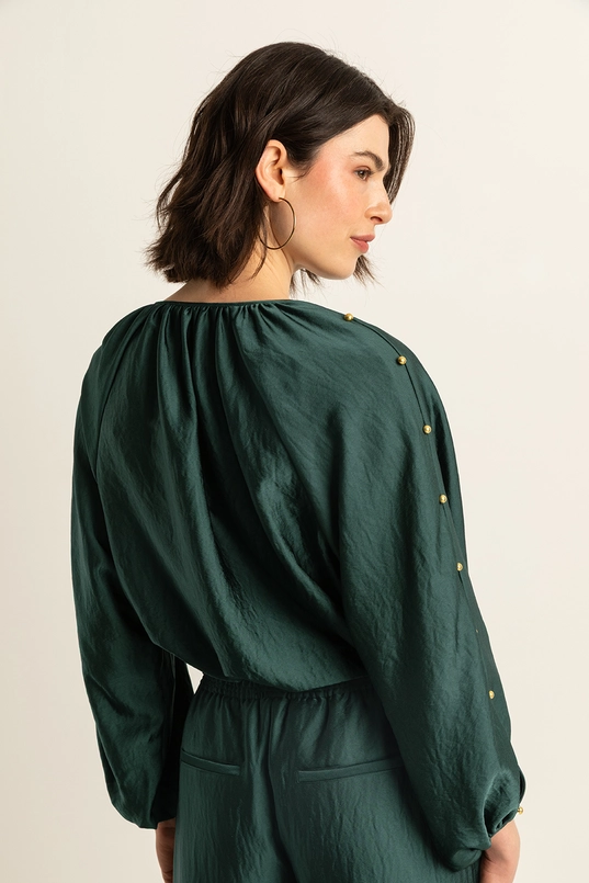 Satijnen blouse