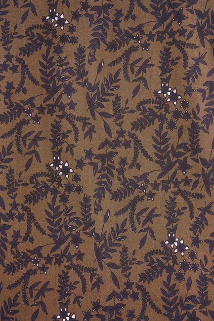 Shawl met botanische print